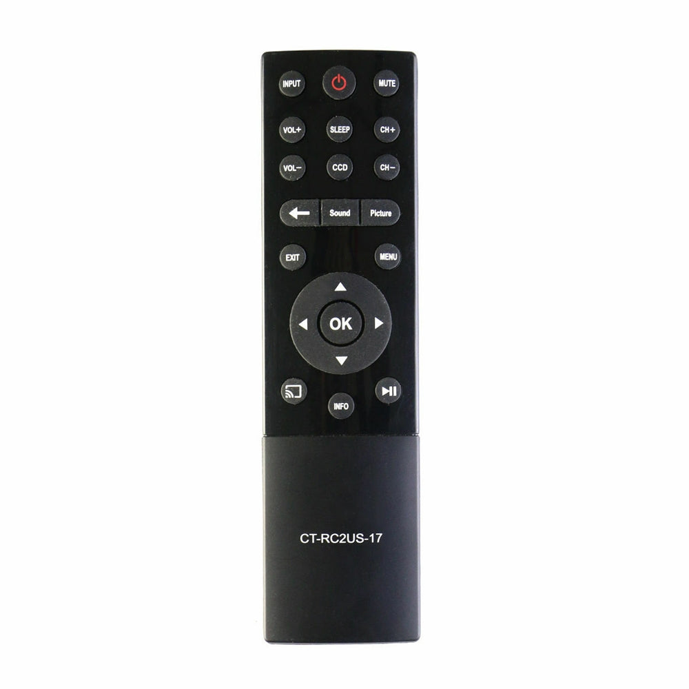 CT-RC2US-17 Replacement Remote for TOSHIBA Smart LED HDTV TV