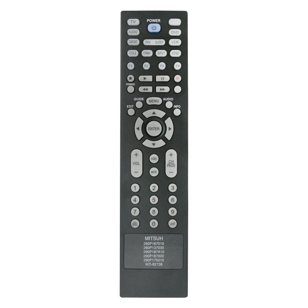 WD-82738 Remote Control Replacement for Mitsubishi TV LT-55154